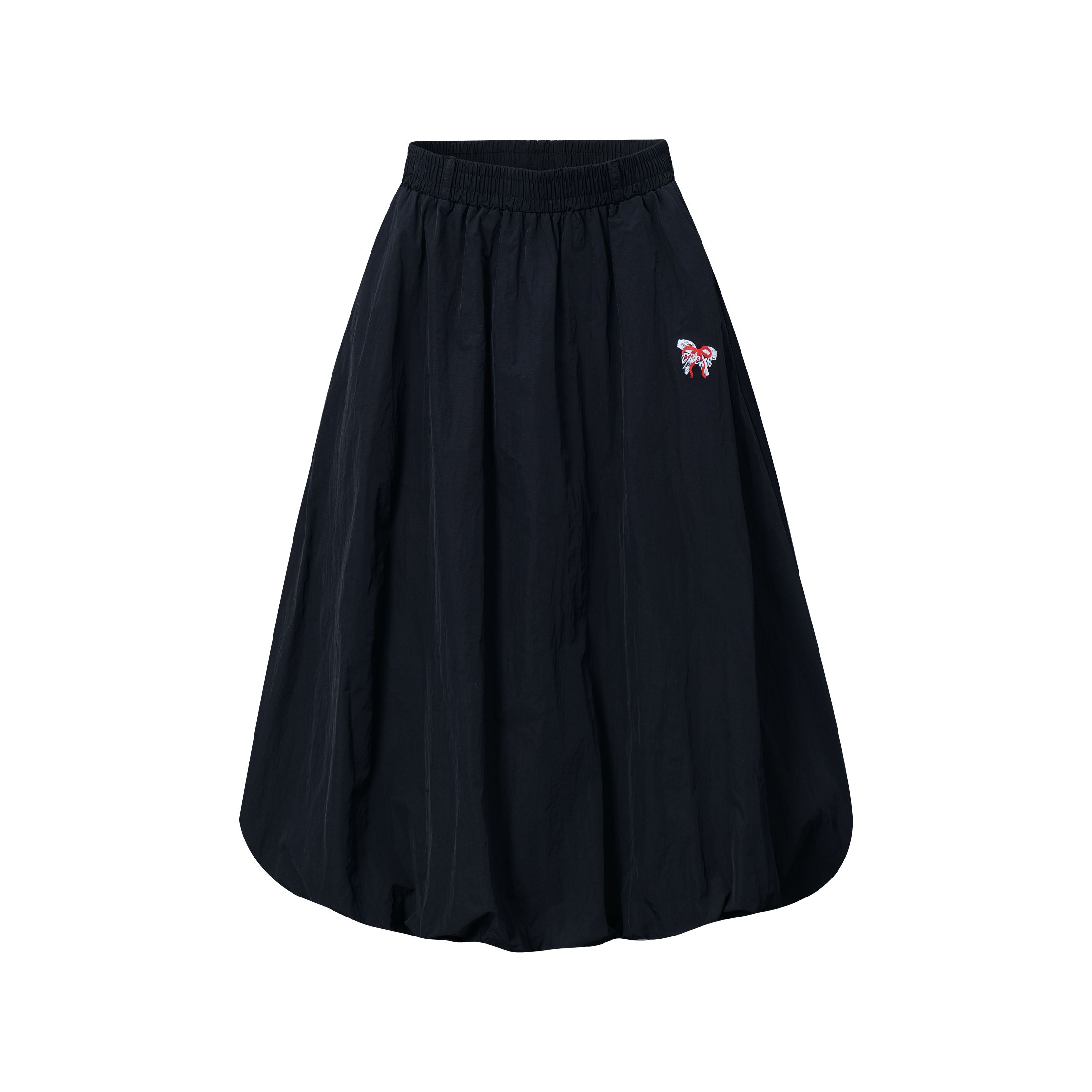 Focus Storm American Retro Printed Relaxed A-Line Cloud Skirt 96011# zx - Focus Storm