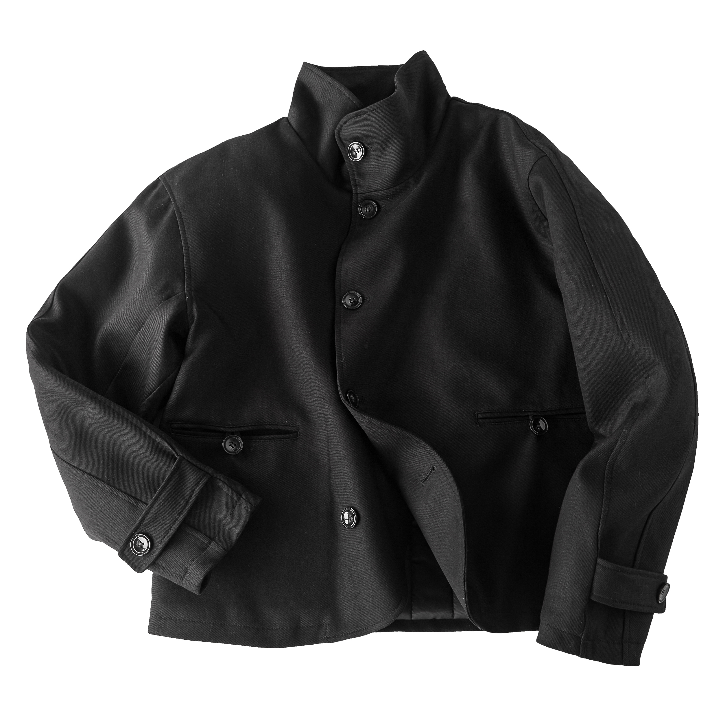 Focus Storm American Retro Stand Collar Design Loose Short Jacket 70035# zx - Focus Storm